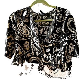 Bcbg Maxazria parsley peplum top in size S